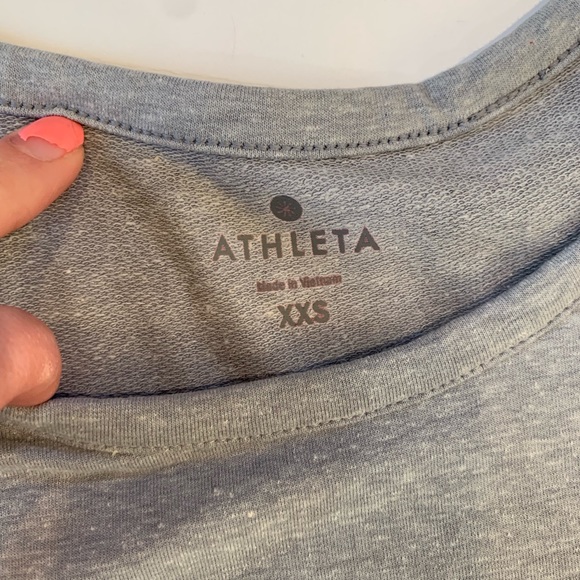 Athleta sweater XXS soft, gray - Picture 2 of 3